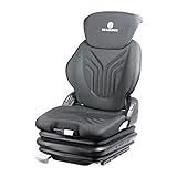 🚜 Längsverstellung 210 mm GRAMMER Primo Professional M aus Stoff, anthrazit grün silber, MSG 75GL/521 (1291749), Sitz für Traktor und Schlepper