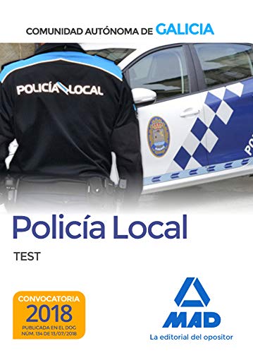 Portada de Policía Local de la Comunidad Autónoma de Galicia. Test