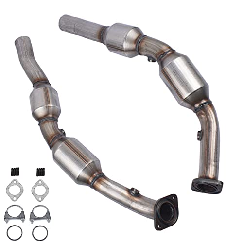 Sarotin Emission Catalytic Converter Fit For Chevrolet Camaro 2010-2011 3.6L L&R One Pair With Gasket #TOP1
