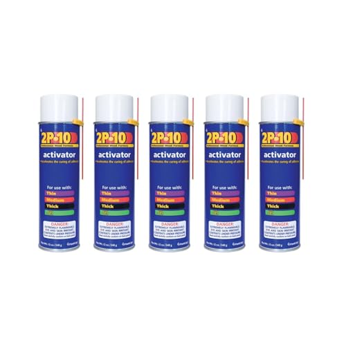 FastCap 2P-10 Professional Adhesive Activator for FastCap 2P-10 Glue, 5-Pack
