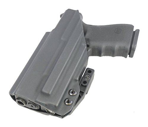 Fierce Defender Iwb Kydex Holster Compatible With Glock 19 23 32 W/Olight Pl-Mini Valkyrie The Paladin Series -Made In Usa- Gen 5 Compatible (Black) #TOP3