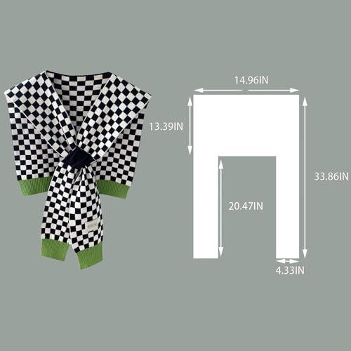 Chevara Women’s Knitted Shawl Wraps Tie Up Casual Scarf Cape Shoulder Tops Blouses Fashion Wrap4