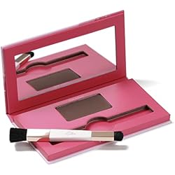 eSalon Root Touch Up + Brow Powder, Conceal & Cover (Dark Auburn) - Hairline Powder for Women - Scalp Concealer & Filler for Thinning & Gray Hair Coverage - Creates Thicker & Fuller-Looking Hair