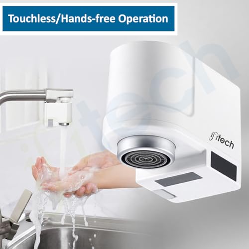Image of IFITech Touchless Sensor Faucets Adapter | Tap Sensor Faucets for Hands Free Utility Water Saving | Perfect for Kitchen, Bathroom Sinks and Commercial Wash Areas