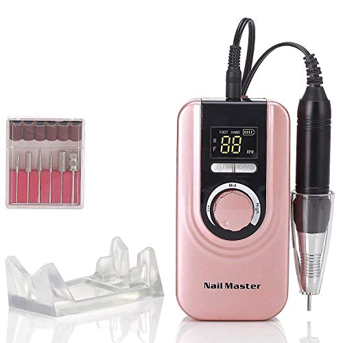 Torno eléctrico portátil para uñas Miss Sweet RPM35000 miniatura 2