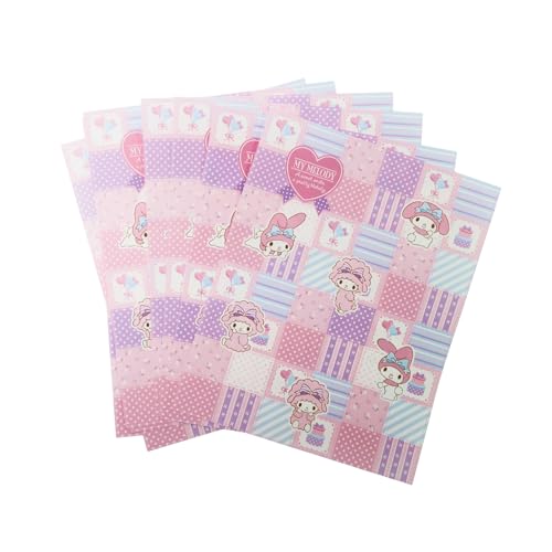 Image of Stationery Set - Cute Stationery for Writing Paper Letters, Includes: 4 Envelopes, 8 Letter Papers, & 4 Stickers (My-Meloday)