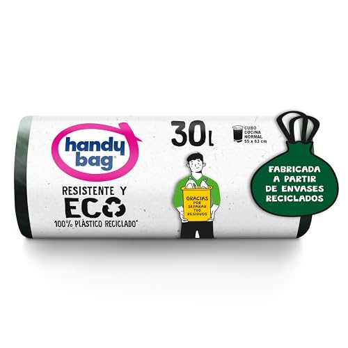Handy bag bolsas de basura resistente y eco 30l