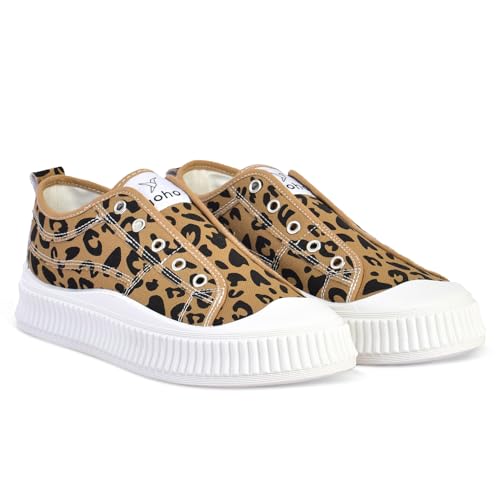 Image of YOHO Cruise Women's Without Lace Trendy Stylish Canvas Slip-On Sneakers (SoS)
