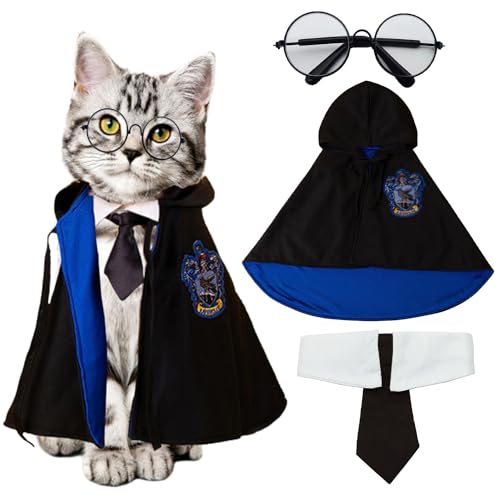 Hundekostüm Vampir Umhang - Halloween Kostüm Für Haustiere 2er Set