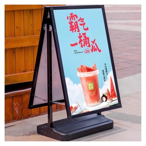 Porte-affiche extérieur avec base à eau pour commerce et restaurant - 2