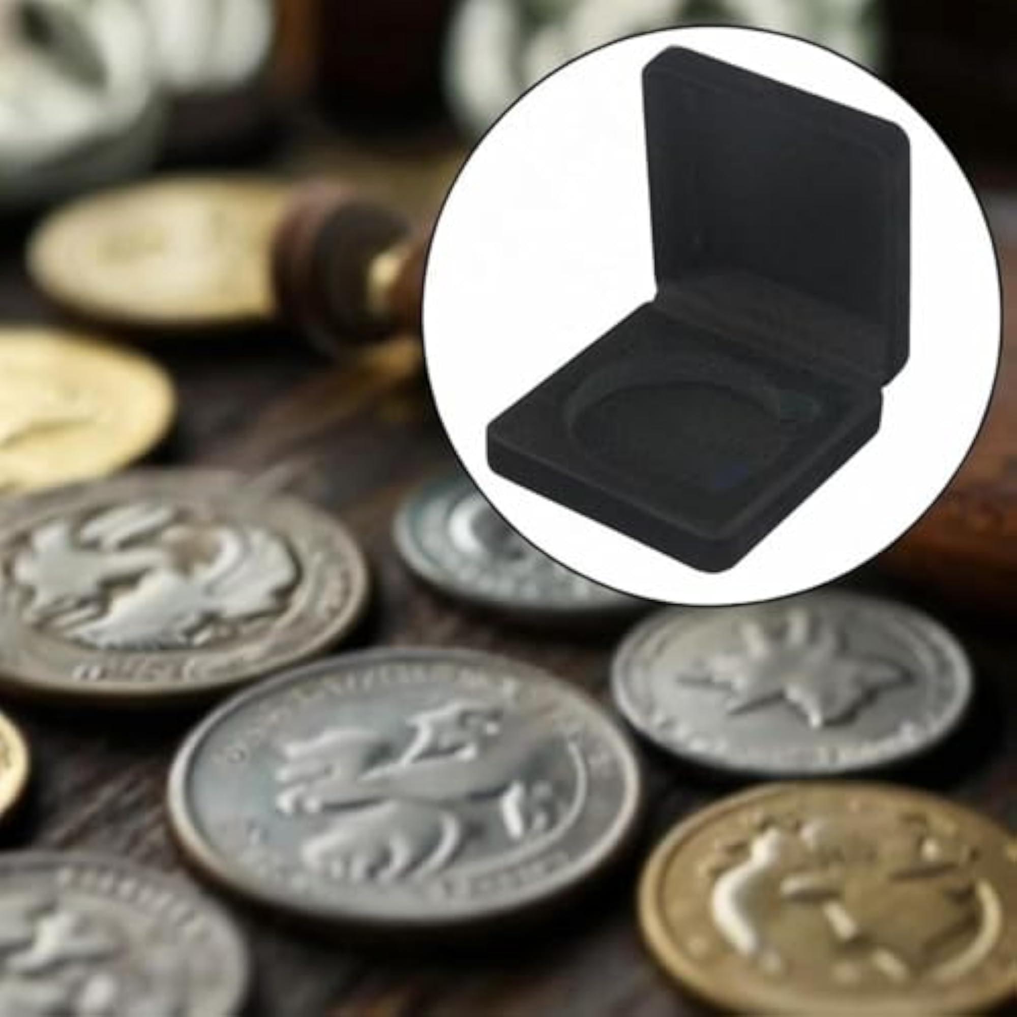 Coin Presentation Display Box for Souvenirs