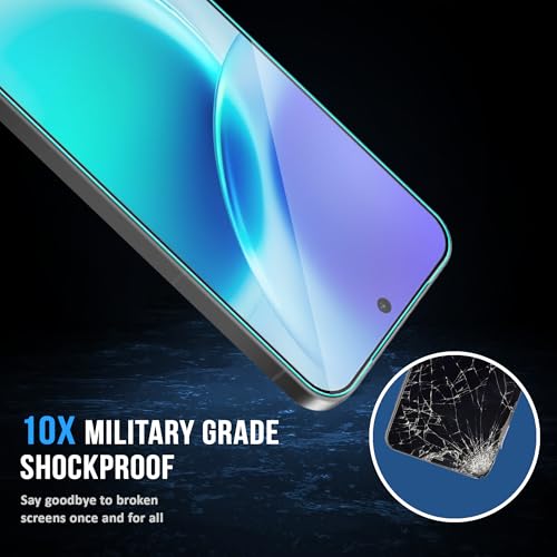 Image of FIRST MART Tempered Glass for Vivo X300 With Installation Kit | Military-Grade Gorilla Screen Protector and Cable Guard | Edge to Edge Coverage | Black
