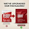 Blood Flow+ / Daily Beets - Nitric Oxide Booster Supplement - Beetroot & CoQ10 for Circulation, Heart Health & Blood Pressure Support - Beetroot for Energy & Stamina (1 Month Supply) #1