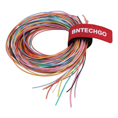 BNTECHGO 30 AWG Silicone Wire Kit 10 Color Each 10ft Stranded Tinned Copper