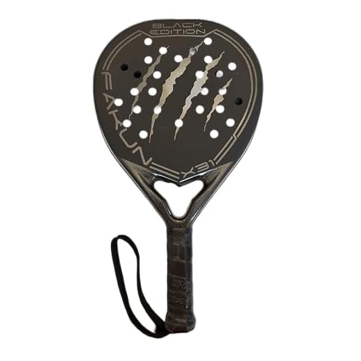 FAKUN Pala de Padel X31 Black Edition Rugosa
