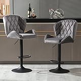 🪑【MODISCHES DESIGN】Barstühle können Ihre Bedürfnisse leicht erfüllen. Verleihen Sie Ihrem Raum Schönheit. Ob Bar, Wohnzimmer, Theke, Küche, Bar, unsere Barhocker verleihen dem Interieur leuchtende Farben und sind vielseitig einsetzbar.