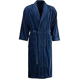 Beste Velours-Qualität Vossen Bademantel Unisex Schalkragen Feeling-L winternight - 476 S