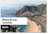 Imán para nevera de Playa De Las Teresitas at De Tenerife, Tenerife