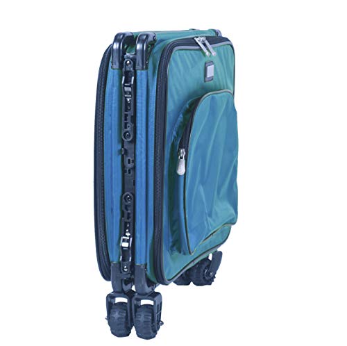 Tutto Serger Tote on Wheels (Turquoise, 17")4