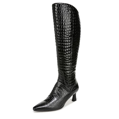 Naturalizer Womens Deesha Fashion Boot Black Leather 12 W by Naturalizer - Used condition - US$82.13