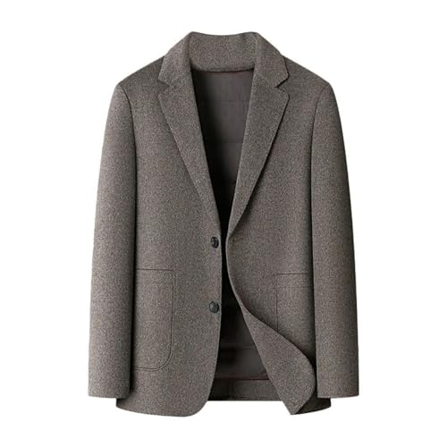 Blazer décontracté en laine homme hiver avec col revers moyen