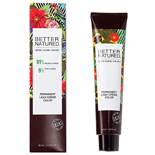 Better Natured Permanent Liqui Creme Hair Color Dye Kit | 100% Gray Coverage | Rich & Vibrant Coloring | Naturally-Derived | Vegan | 7WB Medium Warm Beige Blonde