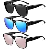 Wzerry Polarized Sunglasses Over Glasses for Women - Fit Over Glasses UV400 Protection Large Shades for Driving & Outdoor