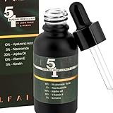 5 in 1 Vitamin & Keratin Nail & Cuticle Treatment - A Concentrated Serum to Jumpstart Nail Growth & Heal Cuticles. With Keratin, Vitamin E & B, Niacinamide, Jojoba Oil, Hyaluronic acid & Castor Oil