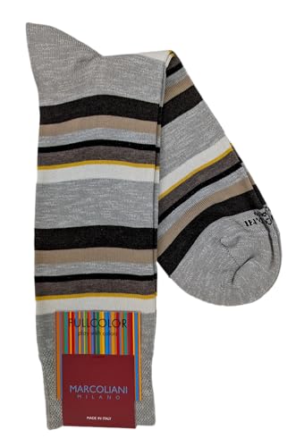 4522 Eclectic Stripe Cotton Blend Socks
