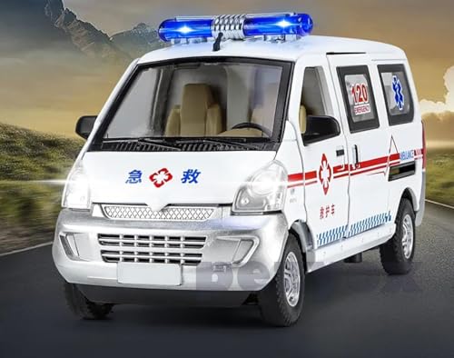 Image of Die-Cast Zinc Alloy 1:24 Scale Wuling Postal Van【Large】 with 6 Openable Doors,Lights & Music & Steerable Front Wheels