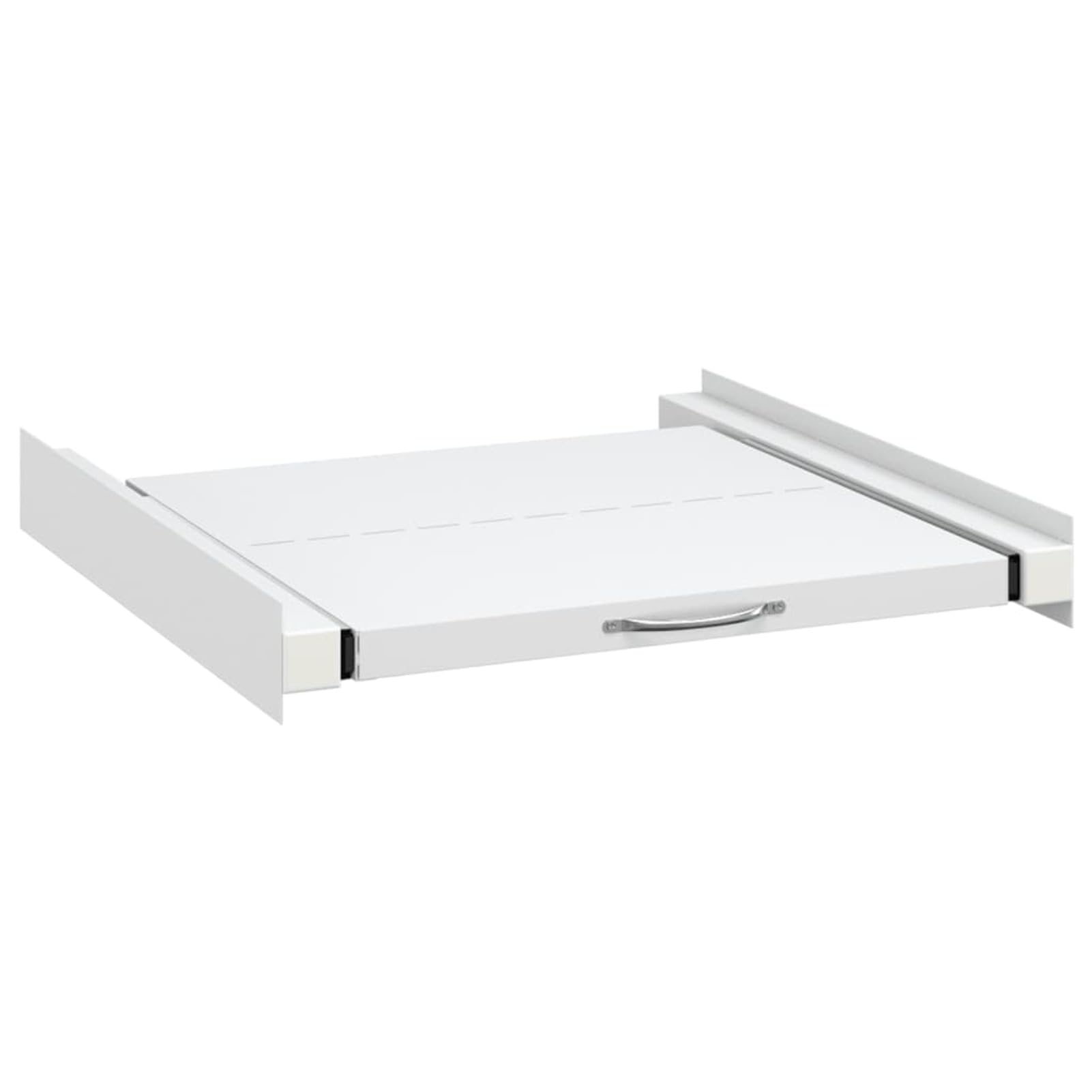 Kit de Apilamiento para Lavadora y Secadora - Adecuado para Varios Modelos, Acero, Blanco, 60x60x8 cm, Capacidad Máxima 80 kg