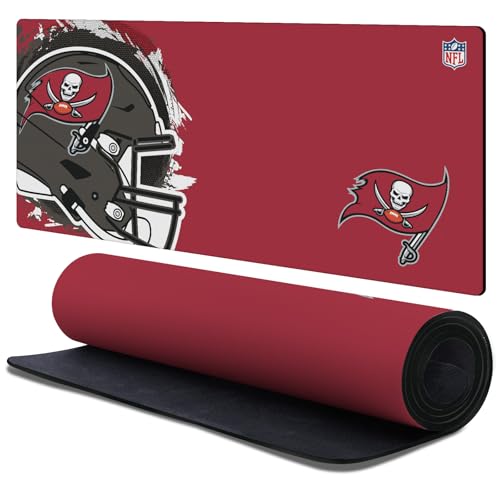 Tapis de souris XL Tampa Bay Buccaneers NFL Head Case Designs pour bureau de jeu PC 90x40 cm