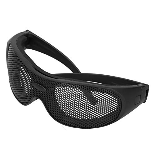 lyrlody Occhiali in Rete di Ferro UV400, Occhiali Tattici Softair, Occhiali di Protezione in Rete Militare per Riprese di Giochi CS Militari Tattici