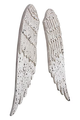 Creative Co-Op Small Decorative Angel Wings In Distressed Grey #TOP7