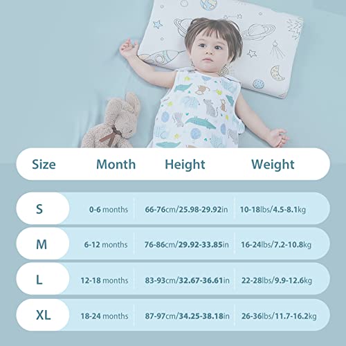 Miniatura 5 de Mosebears Saco De Dormir Para Bebé De Verano, Primavera, Diseño Animal, 1,0 Tog, Para Bebé, Sin Mangas Paraíso De Animales, 12-18 Meses