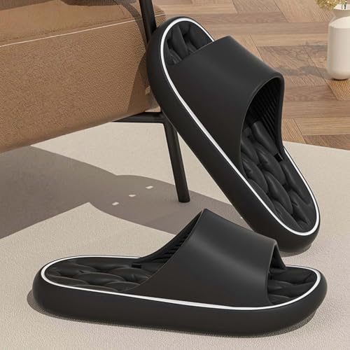 Women's Quick-Dry Shower Slides, Lightweight EVA Bath Slippers Comfortable Indoor Outdoor Use Slippers for Women Men4