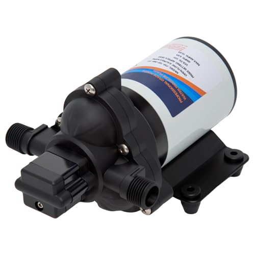 Ceelpeopar 12 Volt Sprayer Pump, Soft Wash Pump, 2.5GPM 60PSI, 8 Amps, Chemical and Corrosion...