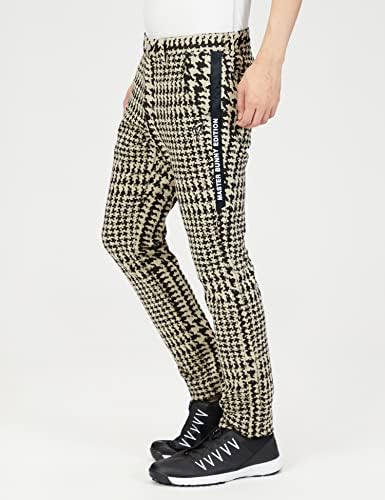 Amazon | [マスターバニー] メンズ ロングパンツ (グレンチェック柄