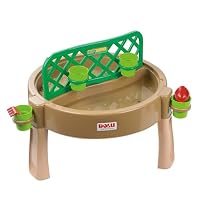 Table D’activités Sable Et Eau Dolu 3-en-1 – Avec Couvercle Transformable En Bureau – Jeu Sensoriel Intérieur/extérieur Dès 2 Ans