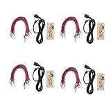 4X ジョイスティックにゼロディレイアーケードゲームのUSBエンコーダPC Mame & Retropie Projects 部品用