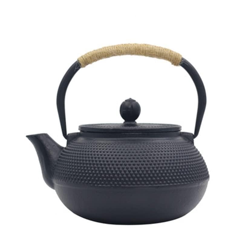 Tetera Establecimiento de tetera de tetera de hierro fundido japonés auténtico Kettle 800ml Herramientas de transmisión Tabho Herramientas Kung FU Perfumers de acero inoxidable Teteras