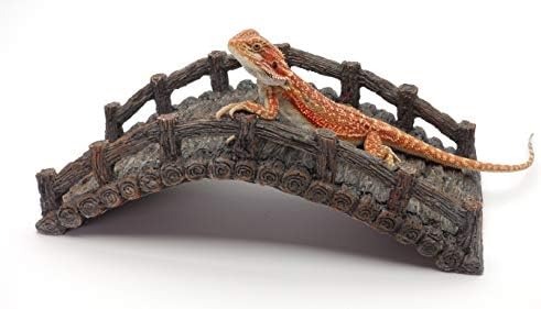 CAROLINACUSTOMCAGES Reptile Bridge, Brown, Reptile Habitat Accessory