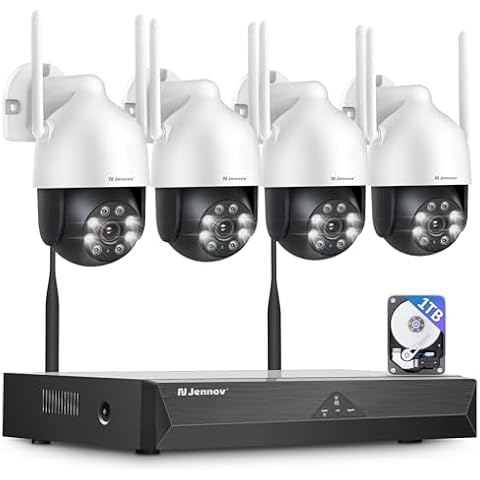 Kit Caméra de Surveillance Jennov 5MP Cover