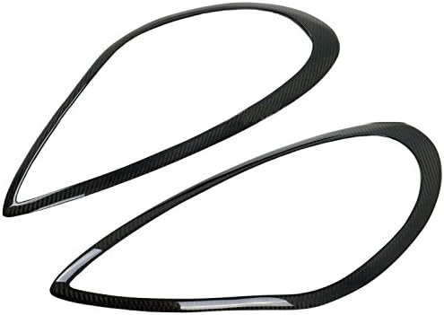 New Carbon Fiber Front Lamp Cover 2PCS for Porsche Panamera 2009-2013