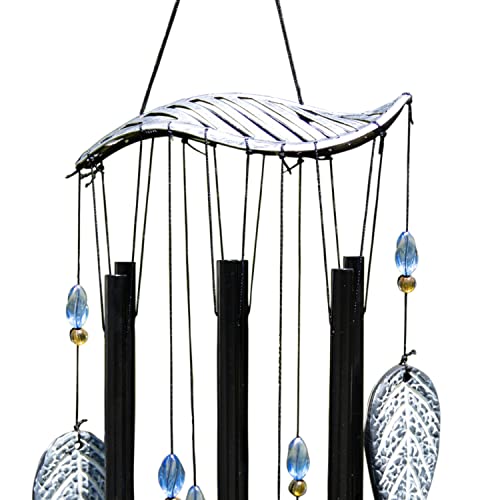 Vp Home 21" H Forest Leaves Wind Chimes For Outside Unique Leaves Forest Windchimes Outdoor Decoration Garden Decor, Forest Leaves Windchime Is A For Women, Mom, Grandma, Unisex #TOP5
