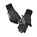 UxicRuya Kids Winter Gloves Thermal Touchscreen Lightweight Cold Weather Windproof Outdoor Cycling Gloves for Outdoor Sports Skiing, Gray, XL