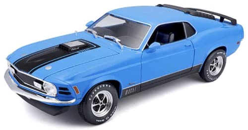 1970 Ford Mustang Cobra 428 Mach 1 - Blue miniatura 1