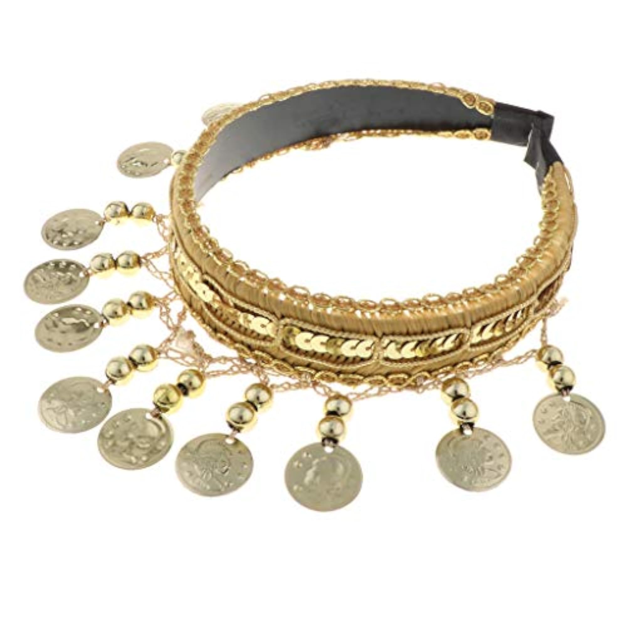 Belly Dance Tribal Coins Headband Jewelry for Festivals