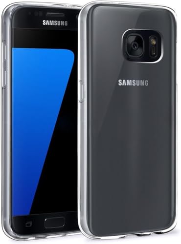 KP TECHNOLOGY Samsung Galaxy S7 Edge Clear Case Ultra Thin Transparent Silicone Gel Cover & Clear Screen Protector (Samsung Galaxy S7 Edge, Clear)