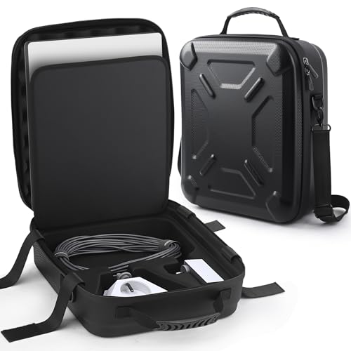 Datop Starlink Mini Case,Ultra-Light Portable Storage Waterproof,Shockproof EVA for Starlink Case,Dual Carry Options for Starlink Mini Accessories,Portable for Outdoor Travel,Camping and RVing,Black
